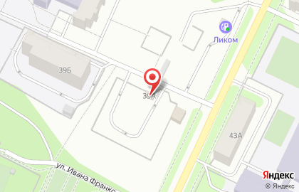 Автостоянка в Перми на карте