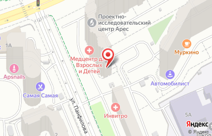Zetta MSK на улице Панфилова на карте