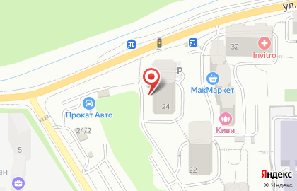 Салон загара SunRay в Первореченском районе на карте