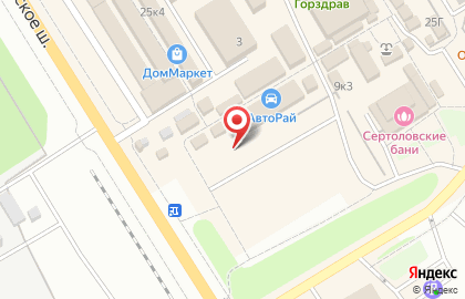 Шиномонтажная мастерская в Санкт-Петербурге на карте