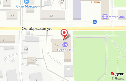 Отель Green Hall на карте