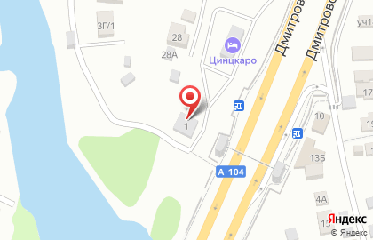 Гостиница и кафе Цинцкаро на карте