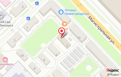Участковый пункт полиции Отдел МВД России по Кстовскому району в переулке Гайдара на карте