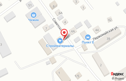 Магазин стройматериалов в Новосибирске на карте