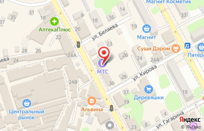 Салон-магазин МТС на Ворошилова, 15 на карте