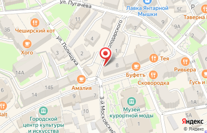 Терминал Газпромбанк в Зеленоградске на карте