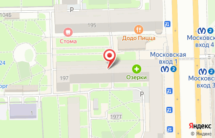 Терминал СберБанк в Московском районе на карте