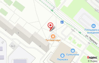 Экомаркет на улице Перерва на карте