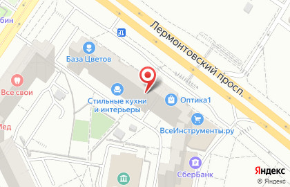 Автошкола СкайАвто на Лермонтовском проспекте на карте