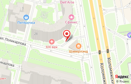 Интернет-магазин матрасов Сон на диване на Коломяжском проспекте на карте