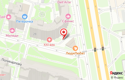 Детский клуб Наша семья на метро Пионерская на карте