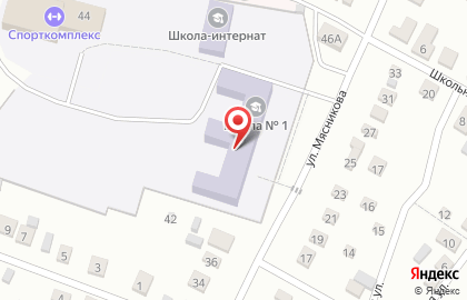 Школа №1 в Пензе на карте