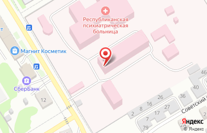 Республиканская психиатрическая больница №1 на карте