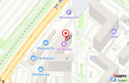 Отделение службы доставки Boxberry на улице Антонова-Овсеенко на карте