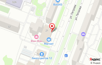 Оператор связи Tele2 на улице Петрова на карте