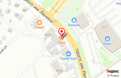 Лала на проспекте Ленина на карте