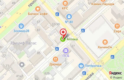 Секонд-хенд Евростиль на улице Ногмова на карте