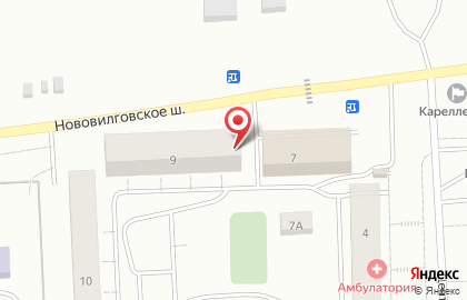 Продовольственный магазин Парус в Петрозаводске на карте