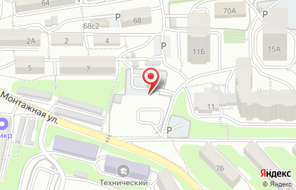 Автостоянка во Владивостоке на карте