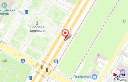 Билборды (6х3 м) от РГ Дрим в Краснооктябрьском районе на карте