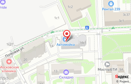 Автомойка в Москве на карте