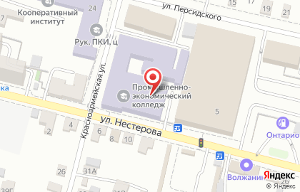 Банкомат СберБанк на улице Нестерова в Энгельсе на карте