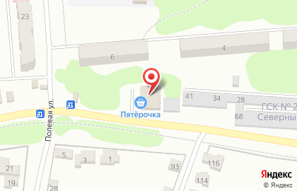 Супермаркет Пятерочка в Туле на карте