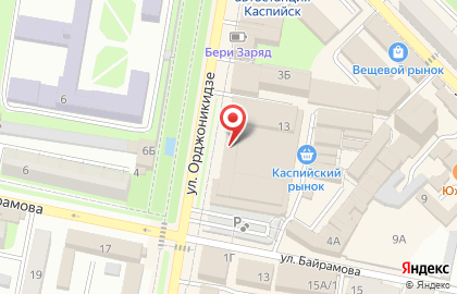 Ателье Шик на улице Орджоникидзе на карте