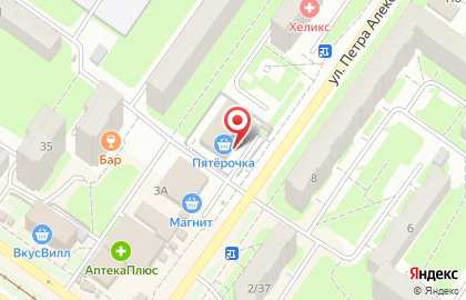 Магазин семян Лариса на улице Петра Алексеева на карте