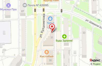 Салон-парикмахерская Золотые ручки на улице Кулахметова на карте
