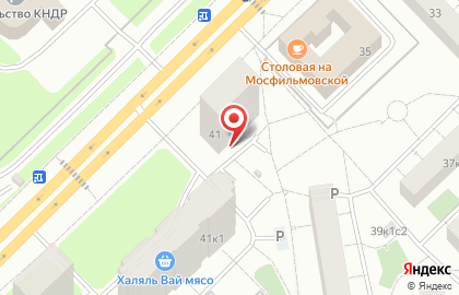 Мой Салон на Мосфильмовской улице на карте