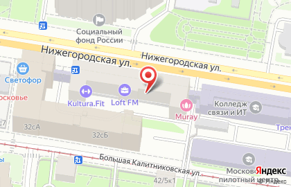 Центр лабораторных технологий АБВ на Нижегородской улице на карте