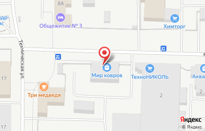 Магазин Мир ковров на Коммунальной улице на карте