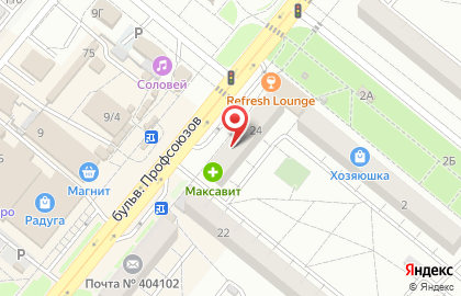 Аптека Волгофарм в Волгограде на карте