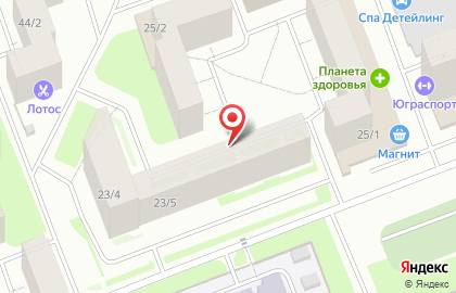 Окружной визовый центр на карте