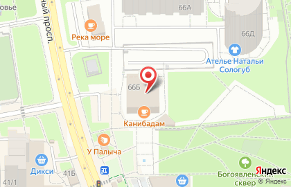 Сеть магазинов колбасных изделий, ЗАО Егорьевская колбасно-гастрономическая фабрика на Юбилейном проспекте на карте