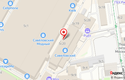 Интурист на Новослободской на карте