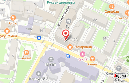 Фабрика пошива и печати Атрибут в Нижегородском районе на карте