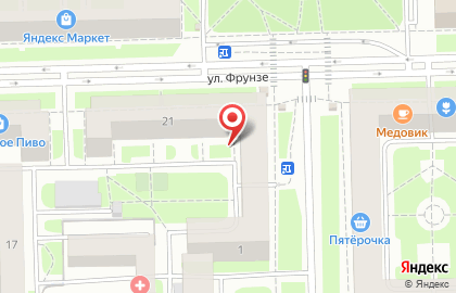 Детский центр Самолёт в Московском районе на карте