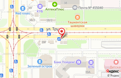 Киоск по продаже хлебобулочных изделий в Орджоникидзевском районе на карте