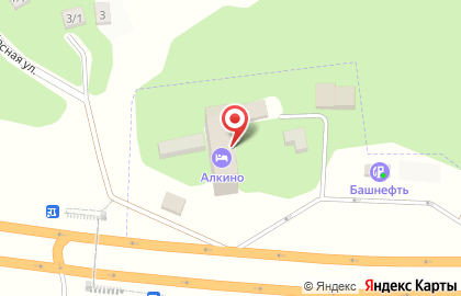 Гостинично-ресторанный комплекс Алкино в Уфе на карте