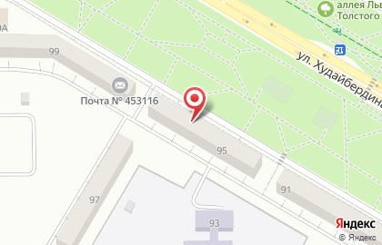 Студия красоты Багира на улице Худайбердина на карте