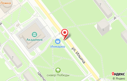 Киоск по продаже печатной продукции в Советском районе на карте