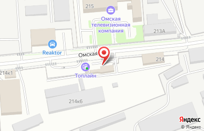 СТО в Омске на карте
