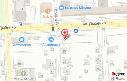 Автостоянка в Самаре на карте