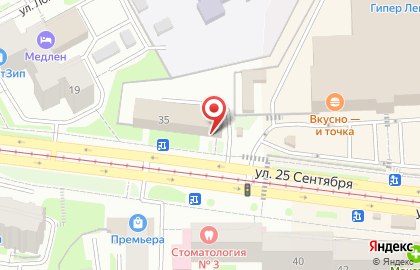 Банкомат АКБ Связь-Банк, филиал в г. Смоленске в Промышленном районе на карте