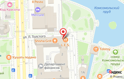 Ресторан Limoncello на улице Л.Толстого на карте