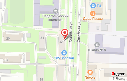 Салон связи Связной на Советской улице на карте