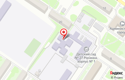 Детский сад №27 на проспекте Строителей на карте