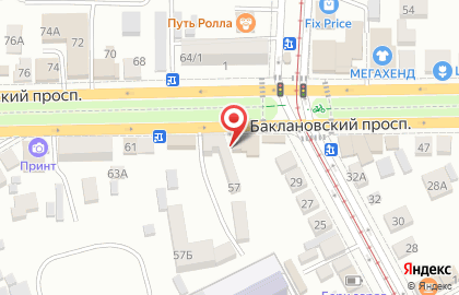 Кондитерская Золотой колос в Ростове-на-Дону на карте